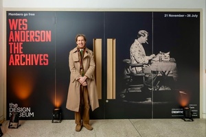 Movie director at opening of Exhibition